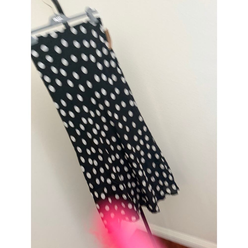 $172 New Kourt black white polka dot Astoria skirt sz M - Picture 7 of 10